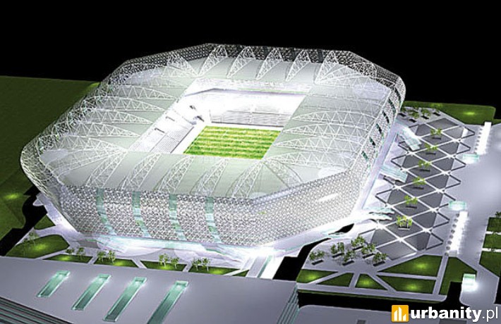 Projekt nowego stadionu Górnika Zabrze