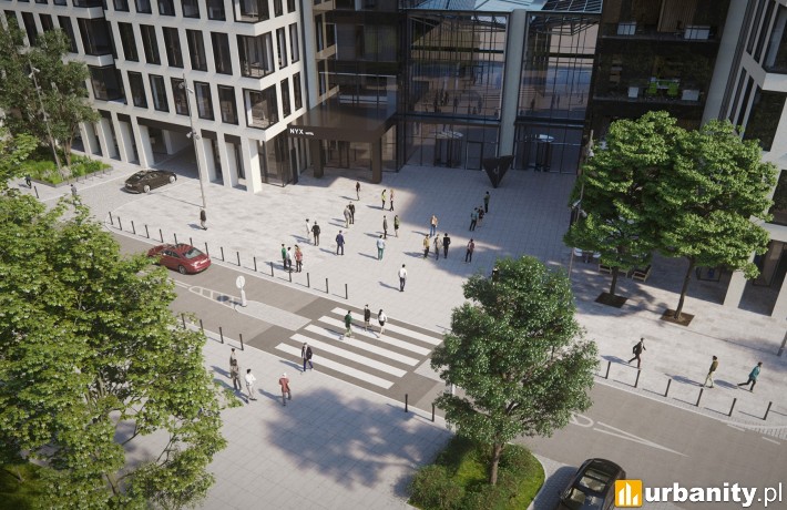 Przestrzeń wokół kompleksu Varso Place
