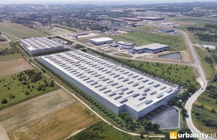 CTPark Rzeszów, wizualizacja inwestycji, wiz. materiały inwestora