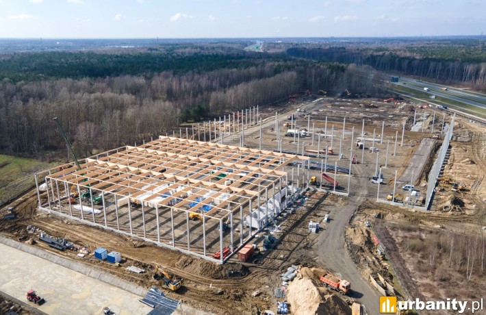 Tak powstaje centrum GLP Warsaw VI Logistics Centre, fot. GLP