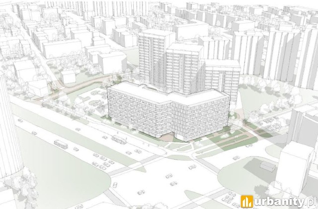 Koncepcja inwestycji przy Grenadierów na warszawskiej Pradze-Południe, wiz. materiały inwestora