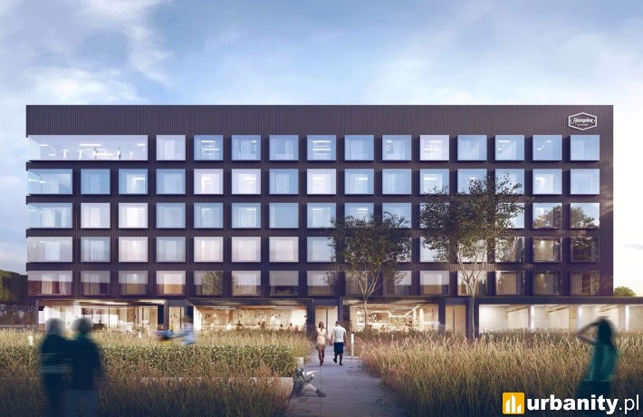 Hampton by Hilton Wroclaw Airport, wizualizacja, wiz. materiały inwestora
