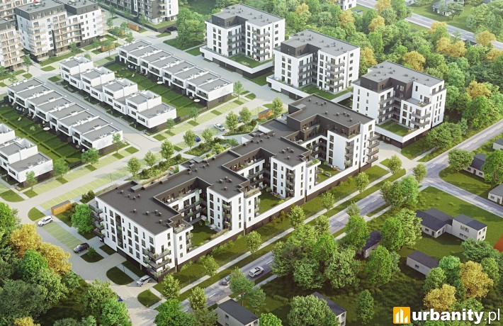 Osiedle Chojny Park w Łodzi - wizualizacja