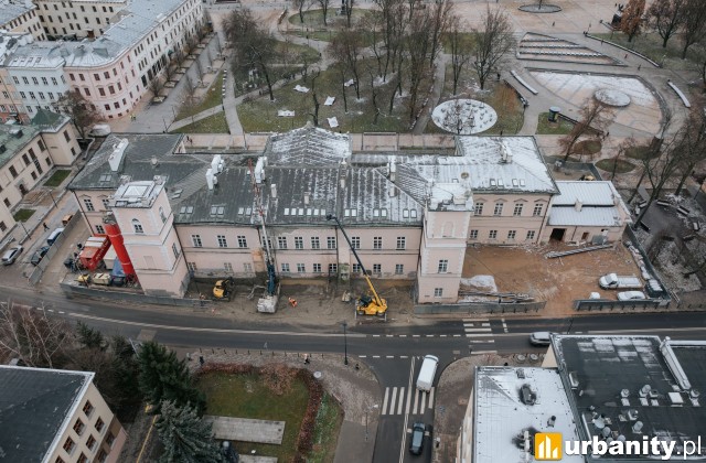 Pałac Lubomirskich w Lublinie przechodzi metamorfozę, fot. Soletanche Polska