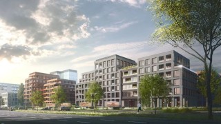 Koncepcja inwestycji przy alei Piłsudskiego 82 w Łodzi, wiz. Design Lab Group