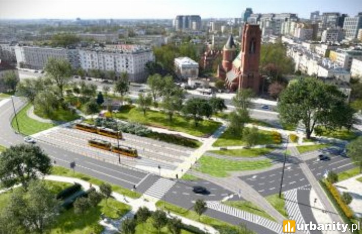 Rusza przebudowa jednego z kluczowych placów Ochoty. Więcej zieleni i lepsza organizacja ruchu