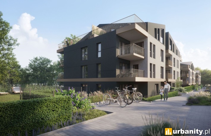 Takt Lirników na Podgórzu Duchackim w Krakowie, wizualizacja, wiz. materiały dewelopera