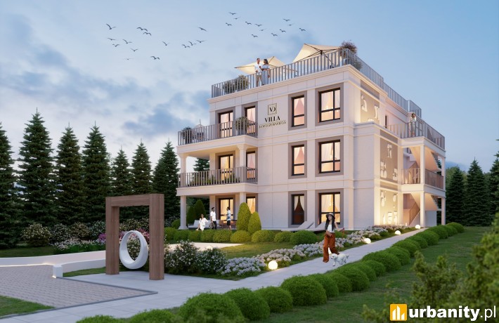 Villa Doroszewskiego w Gdańsku, wizualizacja, wiz. materiały dewelopera