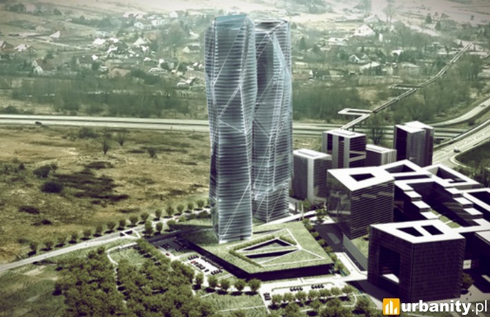 Wizja ponad 300-metrowych wieżowców w Krakowie