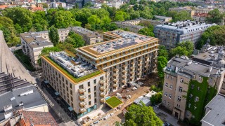 Niemal gotowy nowoczesny apartamentowiec w centrum Wrocławia