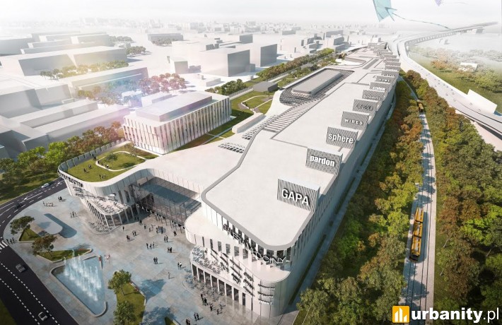 Wygląd Galerii Młociny w Warszawie