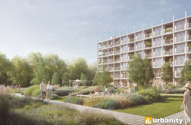 Projekt osiedla Koronki w Katowicach, wiz. materiały inwestora