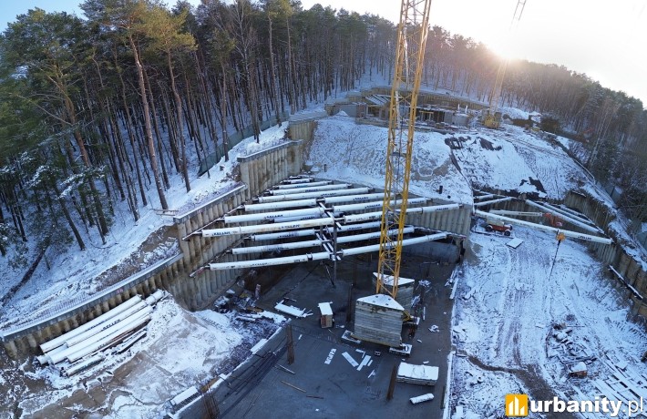 Osiedle Zbożowa, budowa luty 2024 r., fot. Alstal