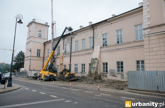 Pałac Lubomirskich w Lublinie przechodzi metamorfozę, fot. Soletanche Polska
