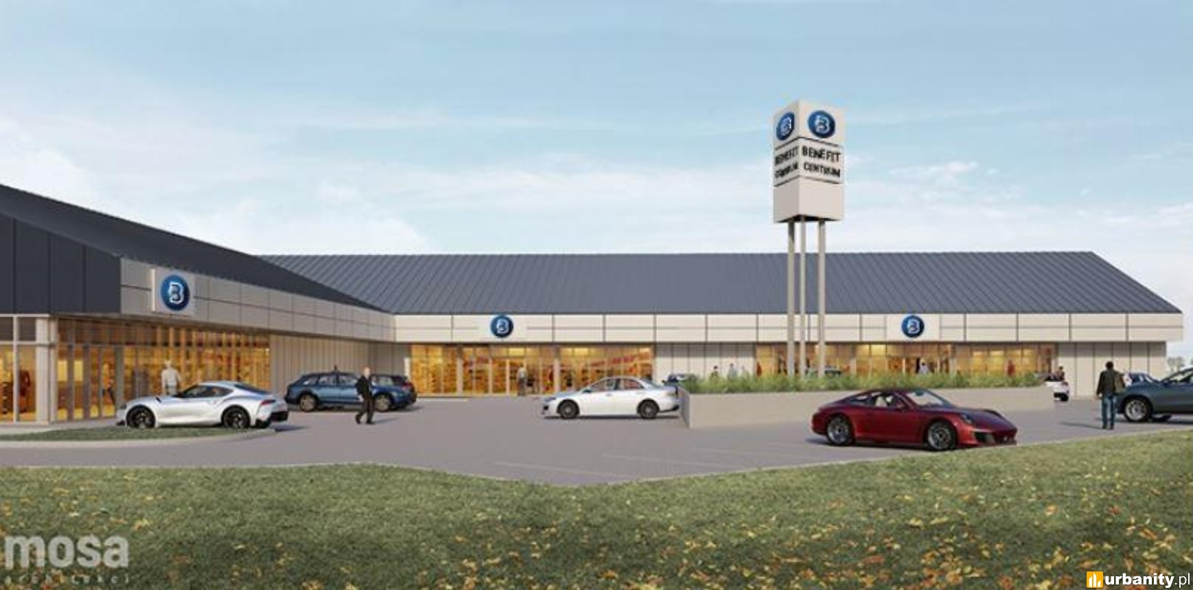 Niewielki park handlowy powstaje w Małopolsce. Benefit Centrum w Gdowie już jesienią