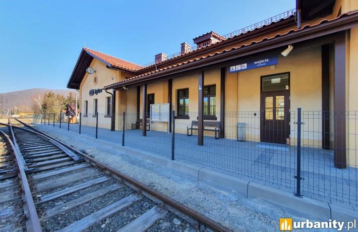 Rytro i Barcice - pierwsze dworce w Dolinie Popradu już otwarte fot. PKP S.A.