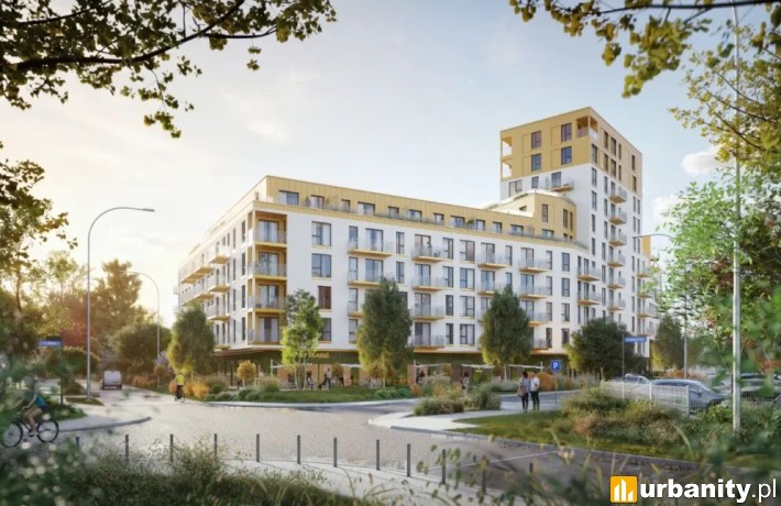 Planowana inwestycja mieszkaniowa przy ulicy Babiego Lata we Wrocławiu, wiz. materiały dewelopera