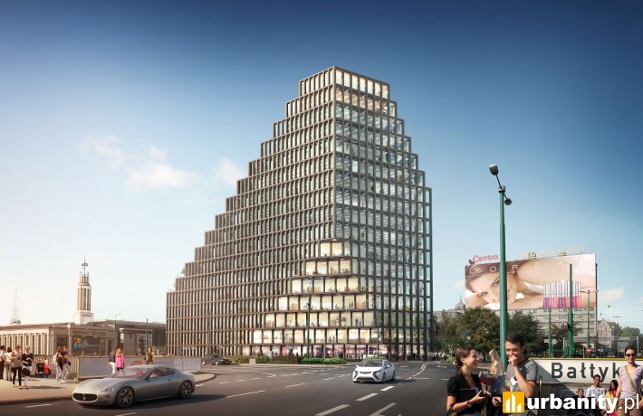 Projekt biurowca Bałtyk w Poznaniu