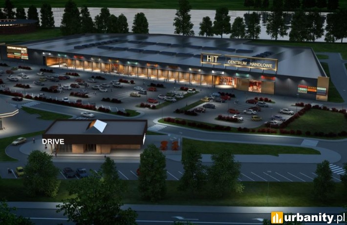 Wizualizacja centrum handlowego HIT