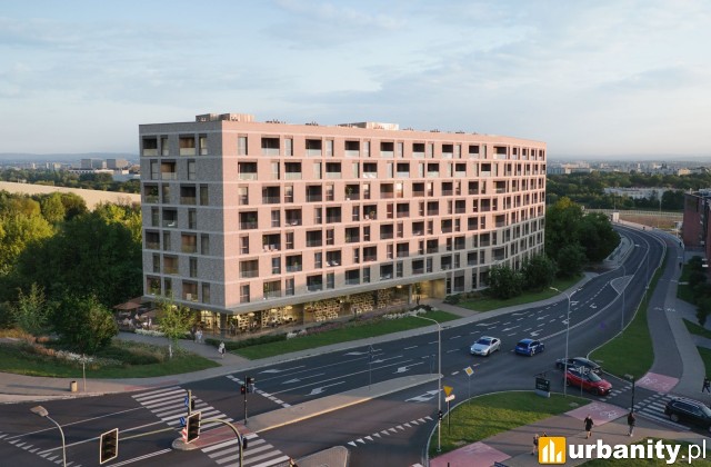 projekt inwestycji przy ulicy Stefana Jurczaka w Krakowie, wiz. mat. inwestora