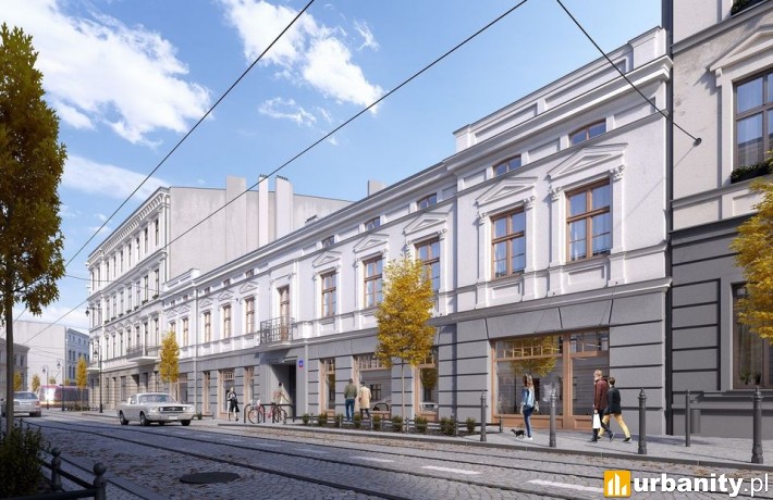 Projekt modernizacji kamienicy przy Legionów 44 w Łodzi