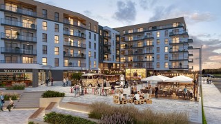 Dzielnica Dąbrowa w Gdyni z nowym osiedlem