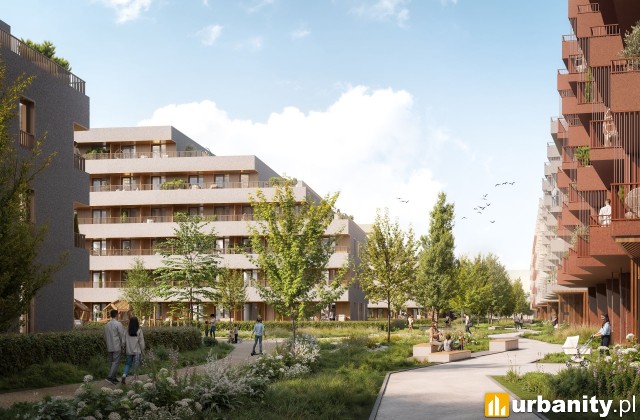 Koncepcja nowego osiedla na Kabatach, wiz. WWAA