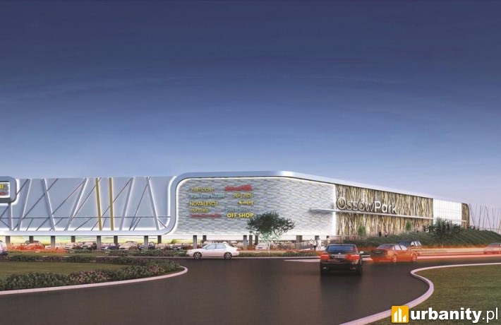Projekt galerii Ossów Park pod Warszawą