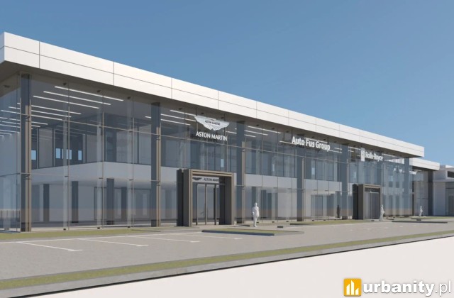 Kompleks salonów Rolls-Royce, McLaren i Aston Martin, wiz. Auto Fus Group