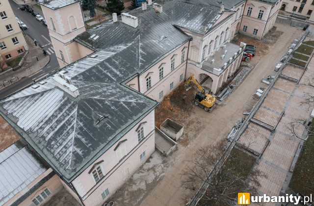 Pałac Lubomirskich w Lublinie przechodzi metamorfozę, fot. Soletanche Polska