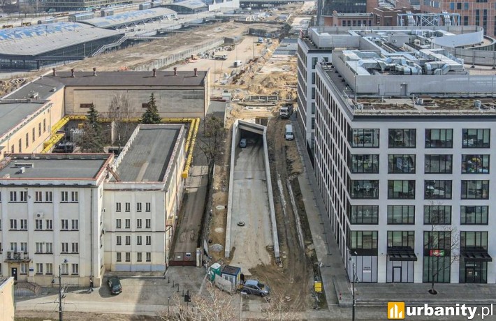 Podziemna droga w Nowym Centrum Łodzi (fot. uml.lodz.pl)