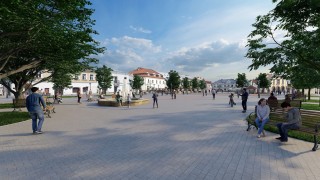 Koncepcja zmian na Rynku w Krośnie, wiz. materiały inwestora