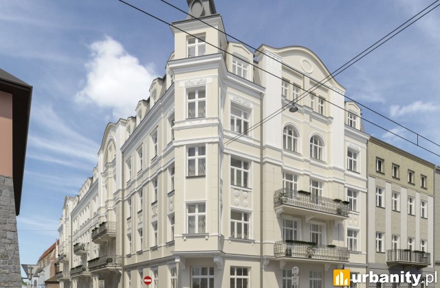 Projekt rewitalizacji kamienic przy ulicy Skałecznej w Krakowie, wiz. Koneser Group
