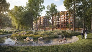 Luksusowa inwestycja w Łodzi. Wkrótce konstrukcja apartamentowca wyjdzie ponad ziemię