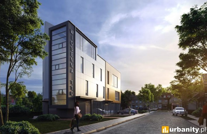 Projekt budynku przy Wiosennej 110 w Szczecinie