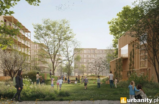 Koncepcja osiedla przy ulicy Wynalazek na Mokotowie, wiz. WWAA