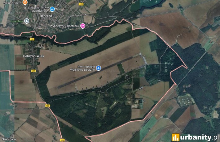 Niedoszła baza antyrakietowa wystawiona na sprzedaż, fot. google maps