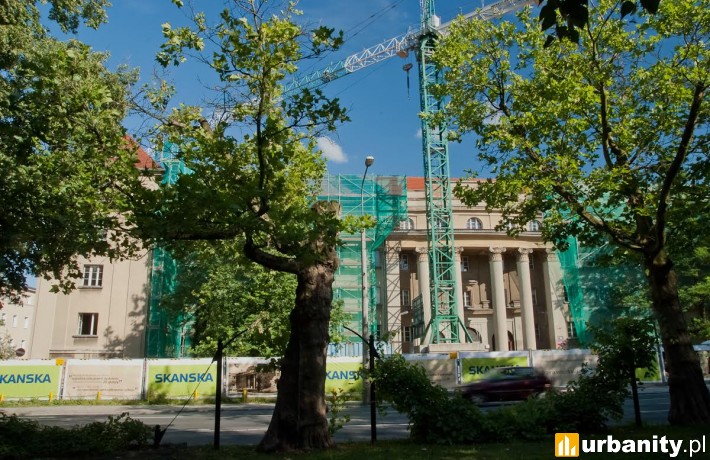 Trwa modernizacja domu studenckiego Hanka w Poznaniu