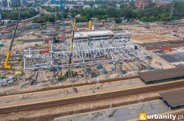 Tak obecnie wyglądają prace na budowie stacji