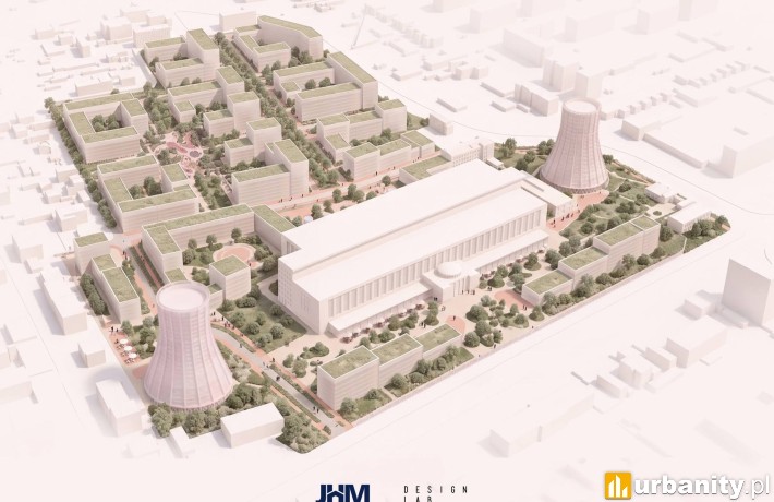 Koncepcja zagospodarowania dawnego obszaru EC2 w Łodzi, wiz. Design Lab Group