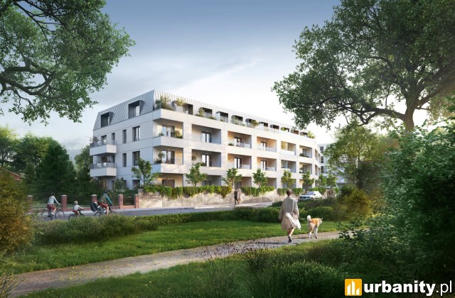 Forrest Partynicka, projekt inwestycji we Wrocławiu, wiz. materiały dewelopera