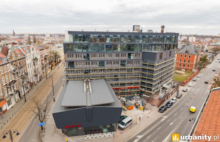 Końcowe prace przy inwestycji Modern Office w Bydgoszczy