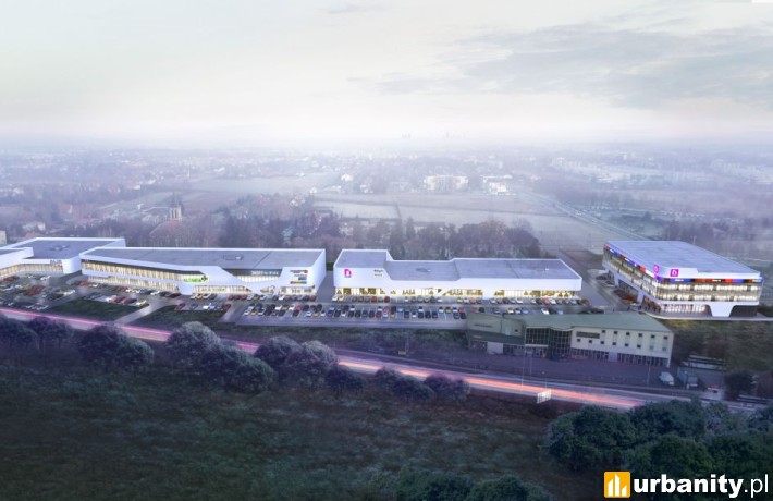 Projekt rozbudowy parku handlowego N-Park w Starej Iwicznej, fot. Napollo