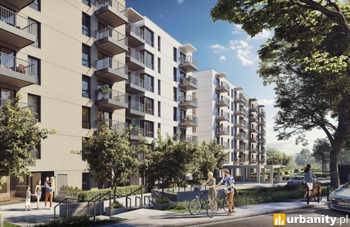 Osiedle Jerozolimska w Krakowie - wizualizacja