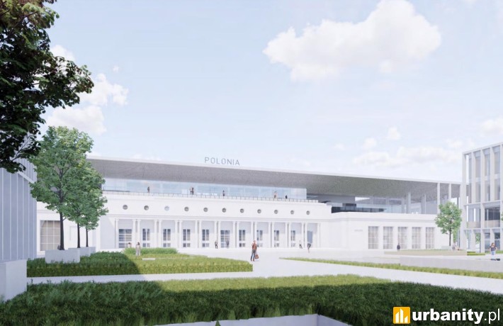 Wizualizacja modernizacji Ośrodka Polonia, wiz. JSK Architekci