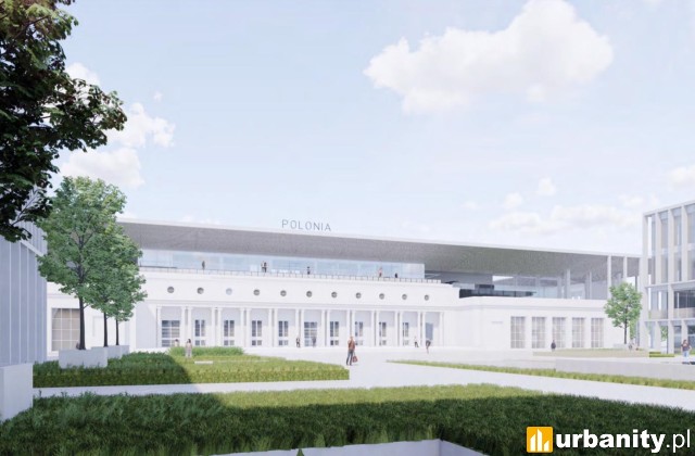 Wizualizacja modernizacji Ośrodka Polonia, wiz. JSK Architekci