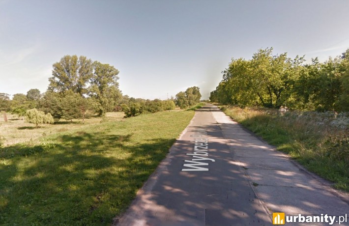 Tereny największego planowanego parku w Warszawie, fot. google maps