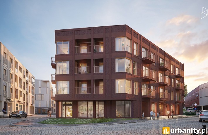 Wizualizacja inwestycji przy Piotrkowskiej 14 w Kielcach, wiz. Tera Group