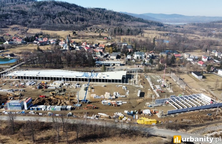 Budowa inwestycji Przystanek Karkonosze, stan na marzec 2025 roku, fot. materiały prasowe
