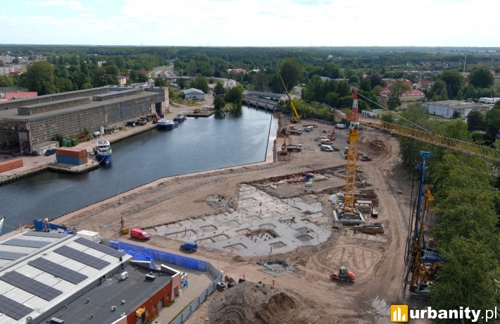 Budowa bazy PGE Baltica w Ustce wkroczyła w kolejną fazę, fot. Grupa PGE